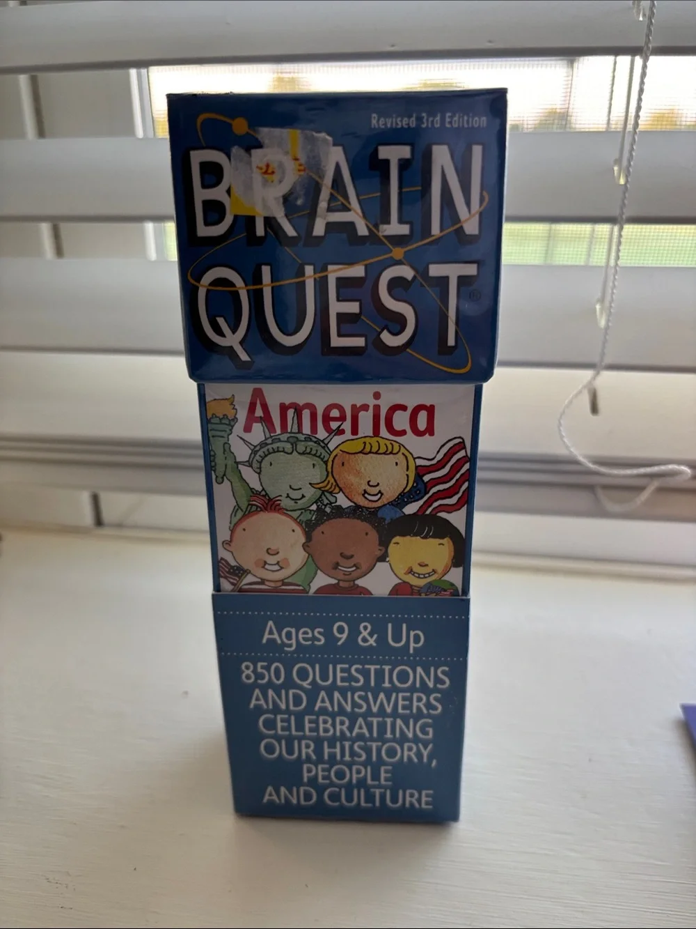 Brain Quest America Quiz Deck - Blue NEW